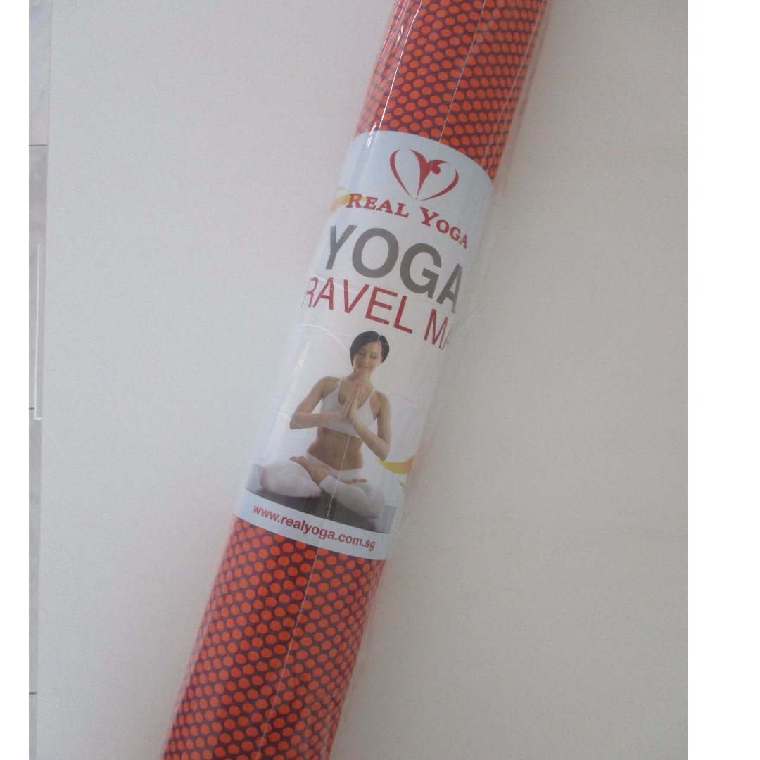 Yoga Mat Real Yoga NEW, Sports Equipment, Exercise & Fitness, Exercise Mats  on Carousell