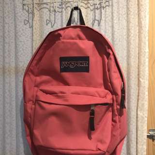 Pink And Black Jansport Backpack