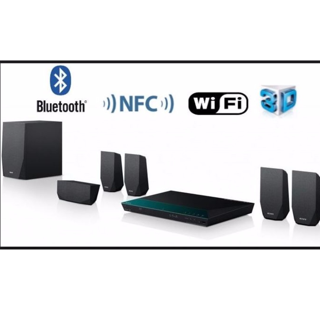 Sony BDVE2100 BluRay Home Cinema System with Bluetooth, TV & Home