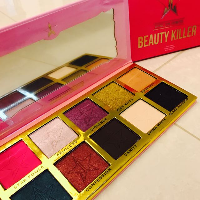 Beauty Killer Jeffree Star Eyeshadow Palette 15 Health Beauty Makeup On Carousell