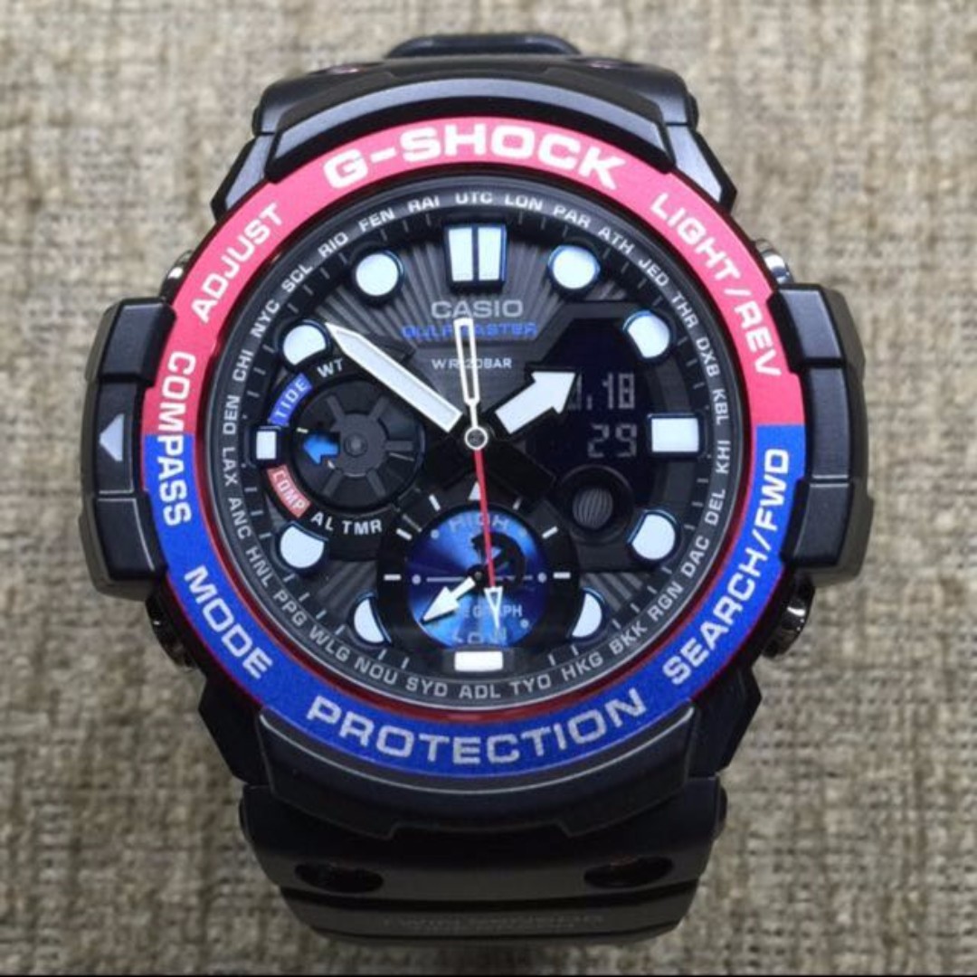 BRAND NEW 100 AUTHENTIC TWIN SENSORS GULFMASTER Casio G Shock GN 1000 1A