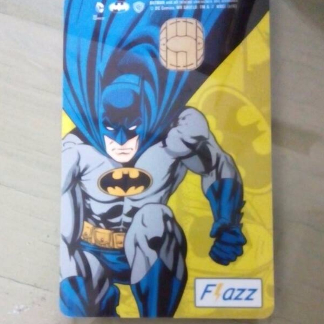 FLAZZ BCA, BATMAN, SALDO 75rb, ORIGINAL