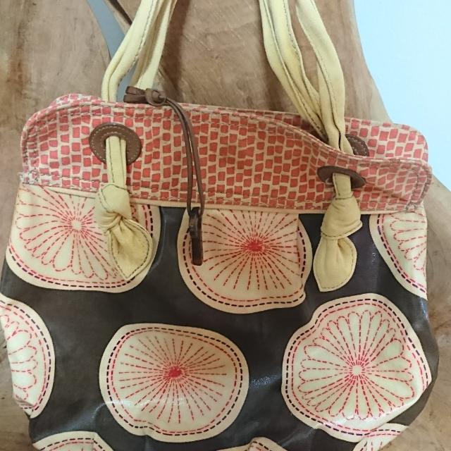 Fossil shop oilcloth bag