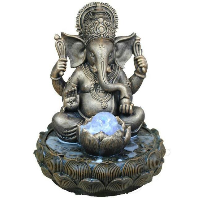 Graceful Ganesha Outdoor Garden Water Fountain Furniture Home