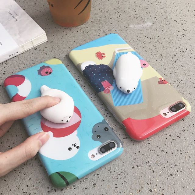 I6 7 Plus Squishy Seal Polar Bear 3d Phone Cover Mobile Phones