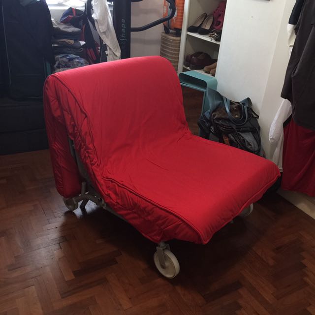 IKEA Single Sofa Bed, Furniture & Home Living, Furniture, Bed Frames