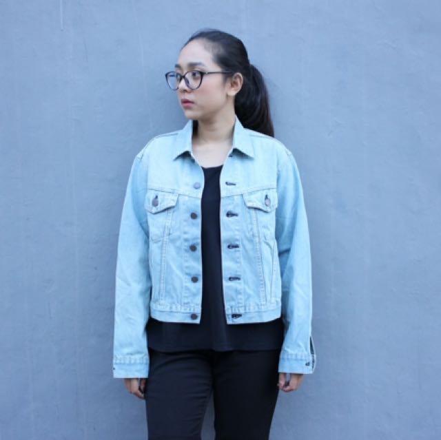 Jaket jeans branded sale