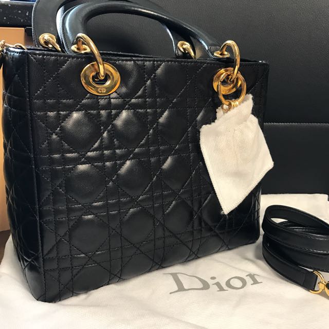 Lady Dior Medium Size Luxury Bags Wallets On Carousell