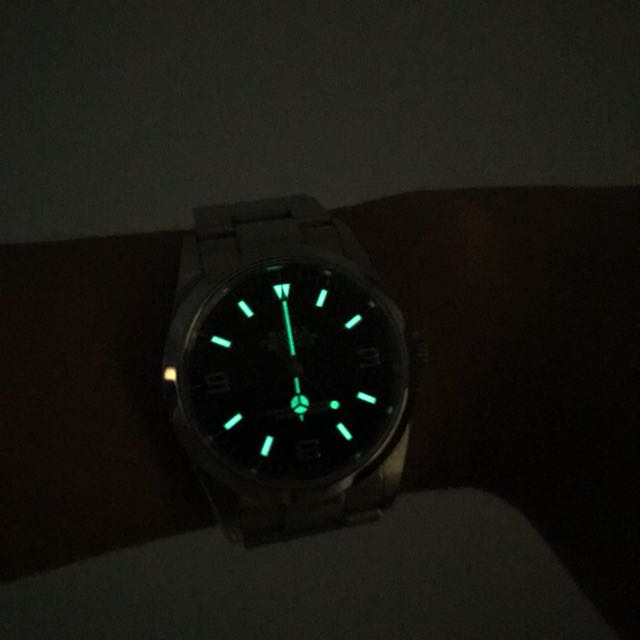 Rolex 114270 2025 lume