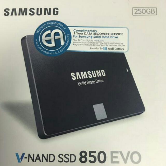 Samsung V Nand Ssd 850 Evo 250 Gb Electronics Computer Parts Accessories On Carousell