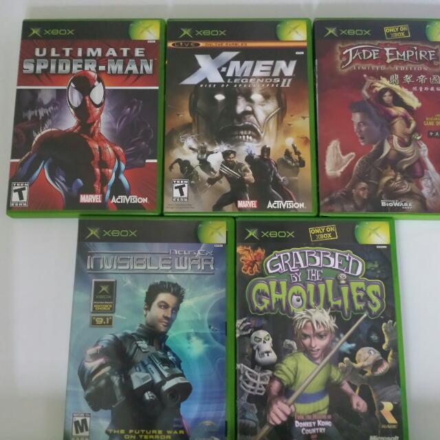 original xbox video games
