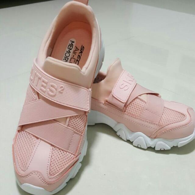 Skechers D LITES SWEET MONSTER In Pink Women s Fashion Footwear Flipflops and Slides on Carousell