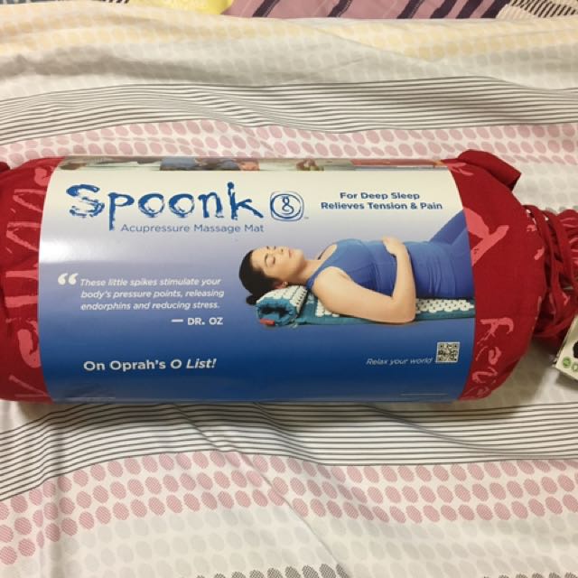 Spoonk Acupressure Massage Mat Health Beauty Hand Foot Care