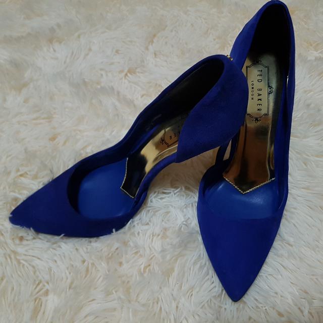 ted baker blue suede shoes