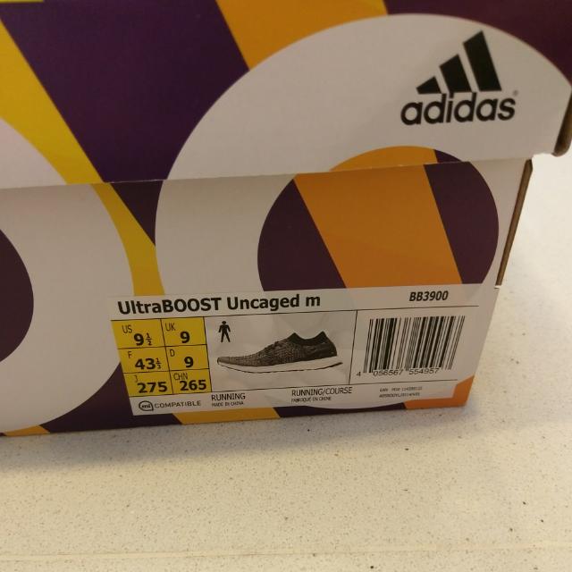 Adidas Ultra Boost Uncaged Oreo US9.5 Nmd Og Pk Ub Sns Men s