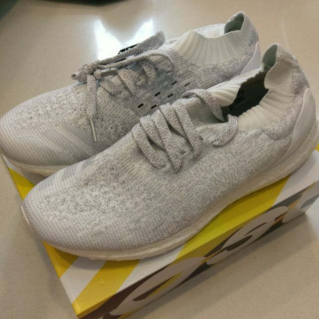 Adidas Ultra Boost Uncaged Triple White US9.5 Nmd Og Pk Ub Sns