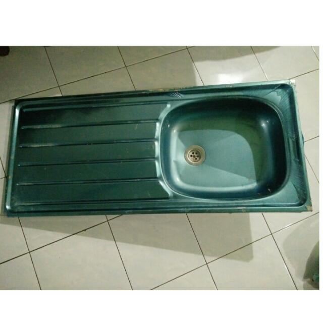 Stainless Steel Kitchen Sink Peralatan Dapur Di Carou