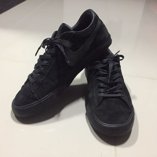 CDG Black X Nike Blazer Low Men s Fashion Footwear Sneakers on Carousell