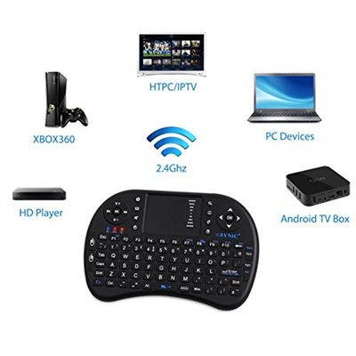 2.4G Handheld Touchpad Gaming Keyboard Compatible Smart Android Tv Box PC WMC Mini Wireless Keyboard 