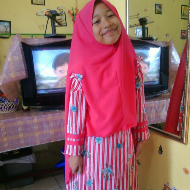 Gamis Katun Garis Babies Kids Girls Apparel On Carousell