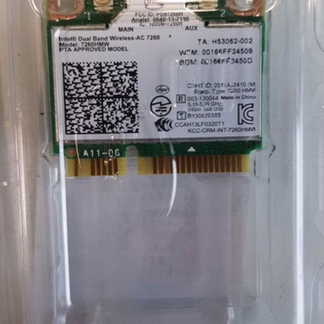 Intel Dual Band Wireless Ac 7260 Plus Bluetooth Adapter Electronics Computer Parts Accessories On Carousell Intel Dual Band Wireless Ac 7260 Plus Bluetooth Adapter Electronics Computer Parts Accessories On Carousell