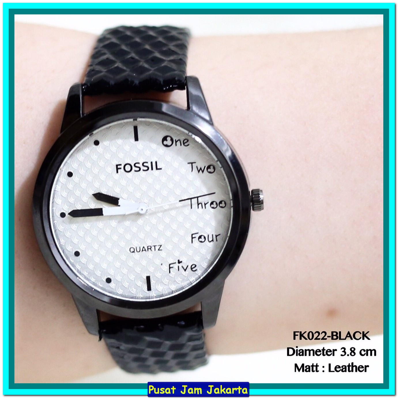 Jam Tangan Fossil Wanita Remaja Tali Kulit Leather Rolex Olshop