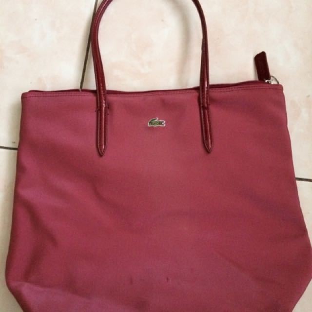 Lacoste PVC Bag, Women's Fashion, Bags 
