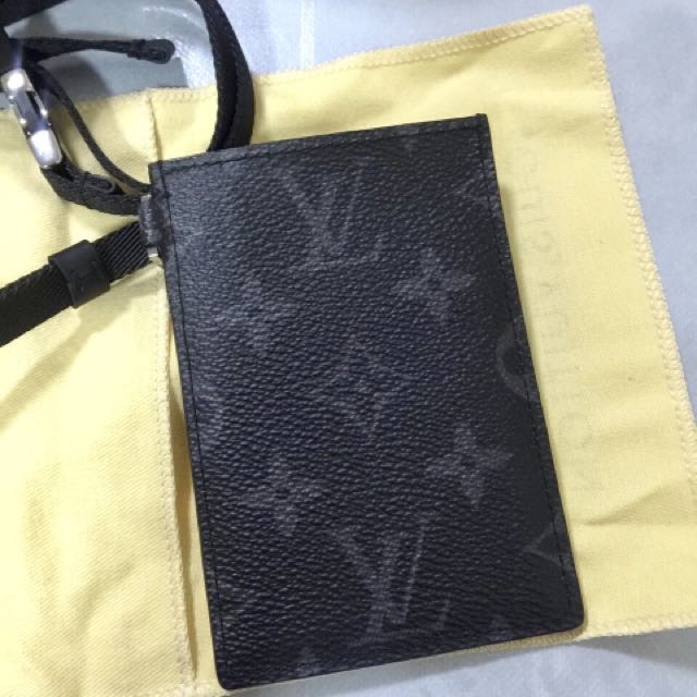 LOUIS VUITTON Monogram Eclipse Ribbon Card Holder 272732