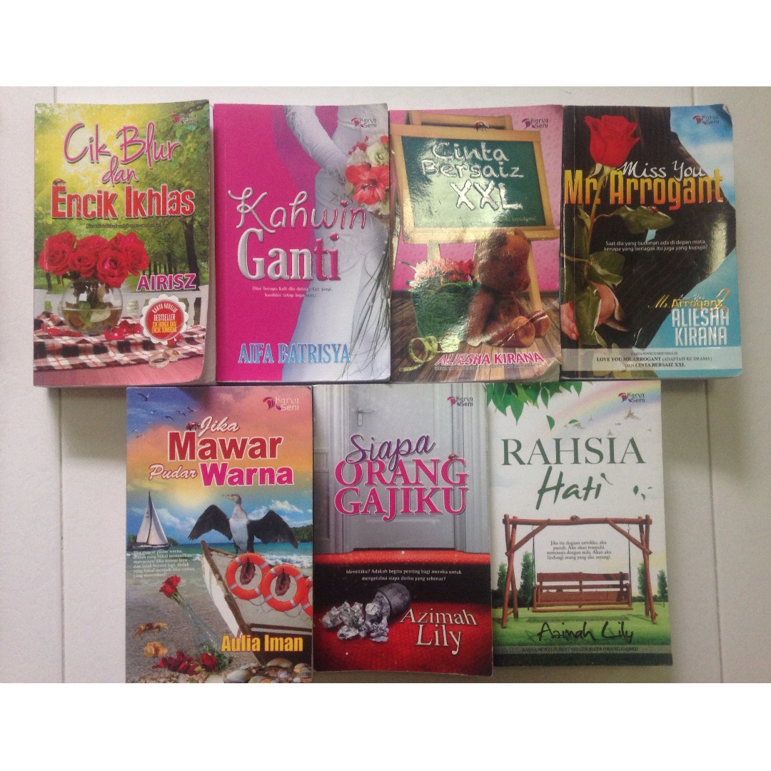 Malay Novels Karya Seni Hobbies Toys Books Magazines Fiction Non Fiction On Carousell