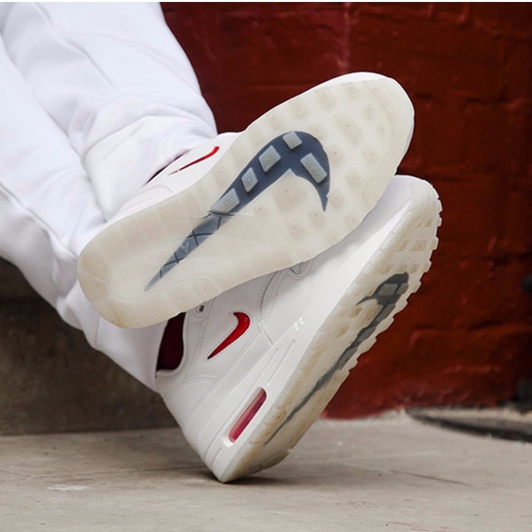 Nike air max clearance 1 jewel og white