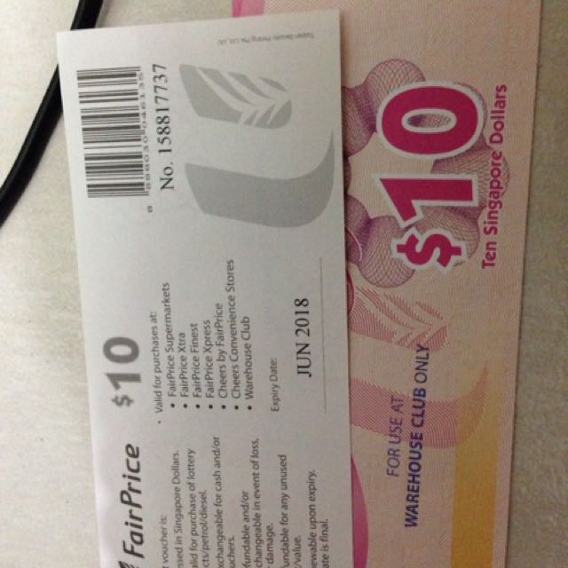 Ntuc Warehouse Club Voucher, Tickets & Vouchers, Vouchers on Carousell