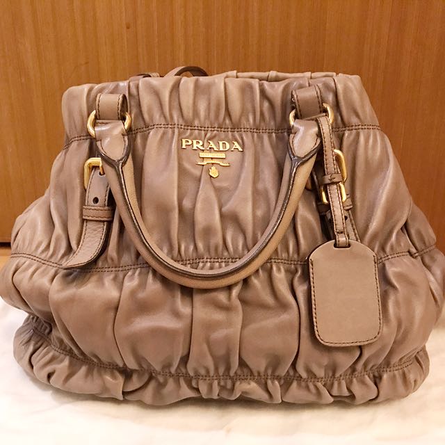 prada ruched bag