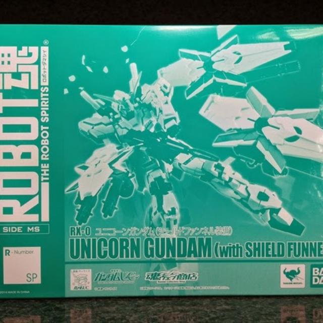 Robot Damashii Unicorn Gundam Shield Fin Funnel Toys Games