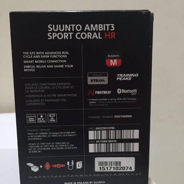 Suunto ambit3 sport cheap coral hr