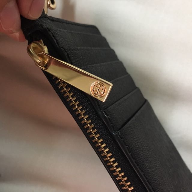 Tory burch parker zip card case online