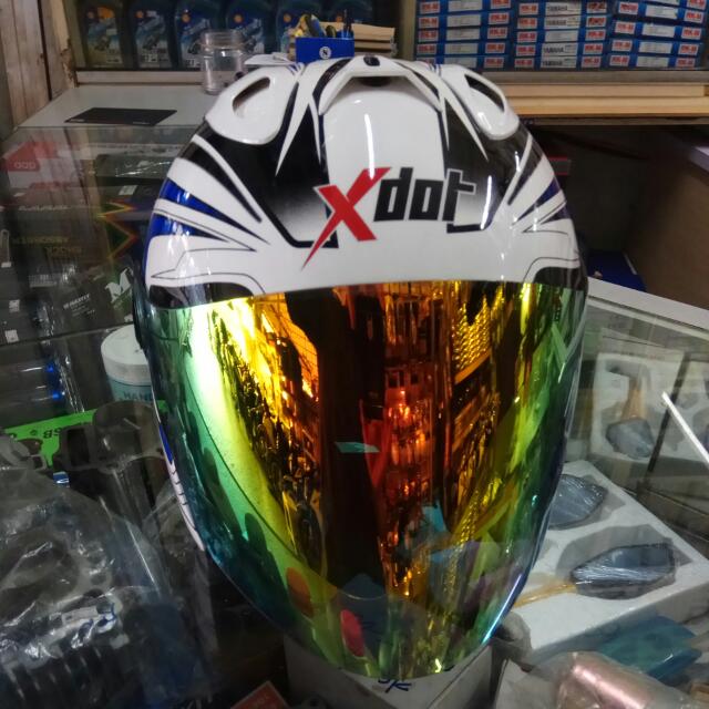 X-dot 626 HELMET + Visor, Motor di Carousell