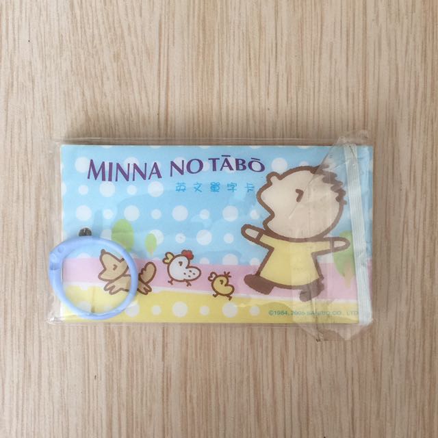 絶版大口仔minna No Tabo 台版英文單字卡 興趣及遊戲 手作 自家設計 其他 Carousell