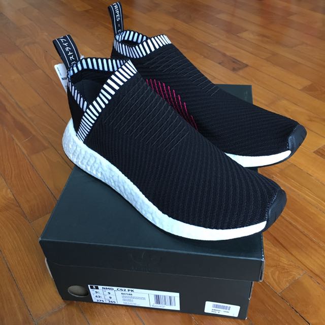 Adidas NMD CS2 Core Black Shock Pink UK9 US9.5