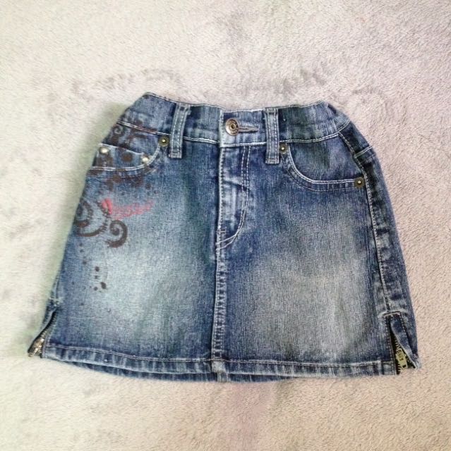 maong skirt for kids