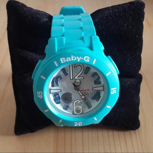 baby g watch light blue