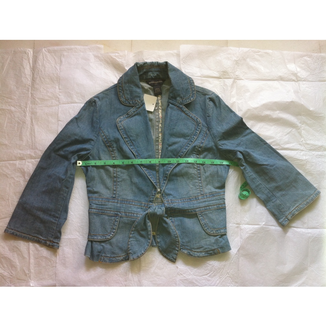 banana republic denim jacket womens