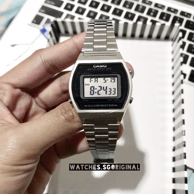 casio b640 original vs fake