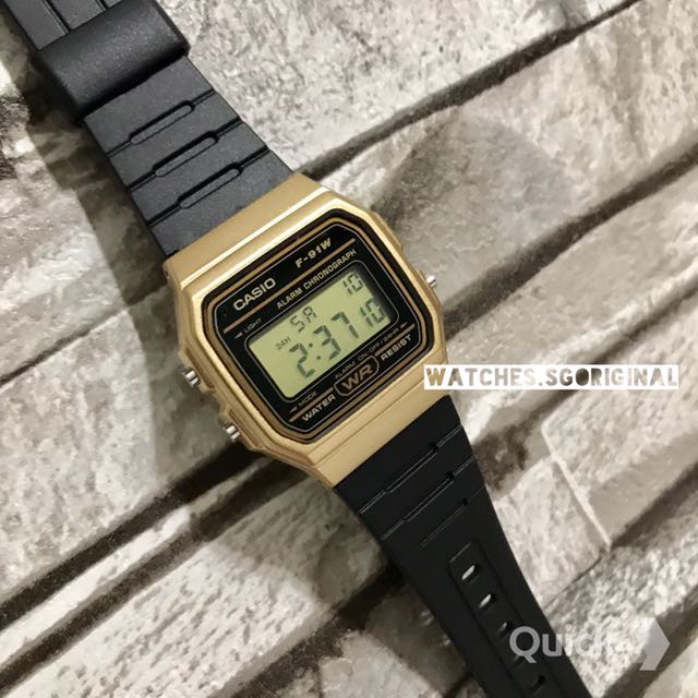 casio f91 gold