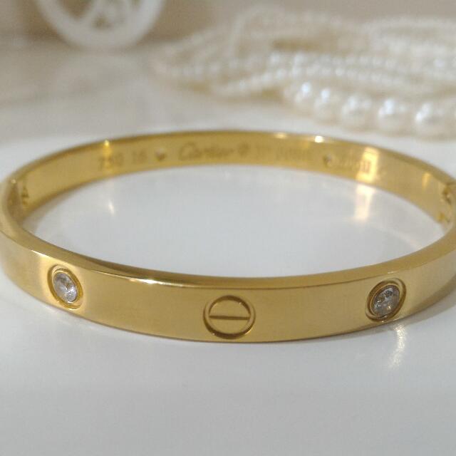 Gelang Cartier Love Bangle Fesyen Wanita Perhiasan di Carousell