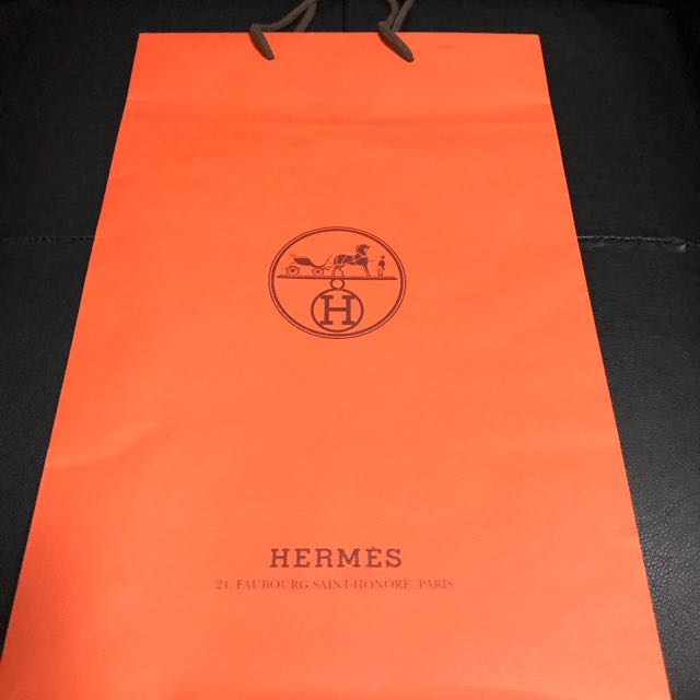 hermes paper bag for sale