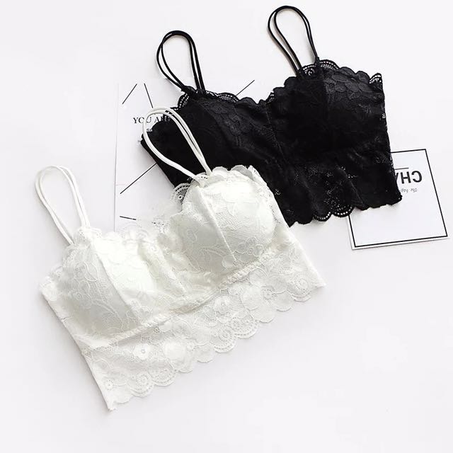 white lace bustier crop top