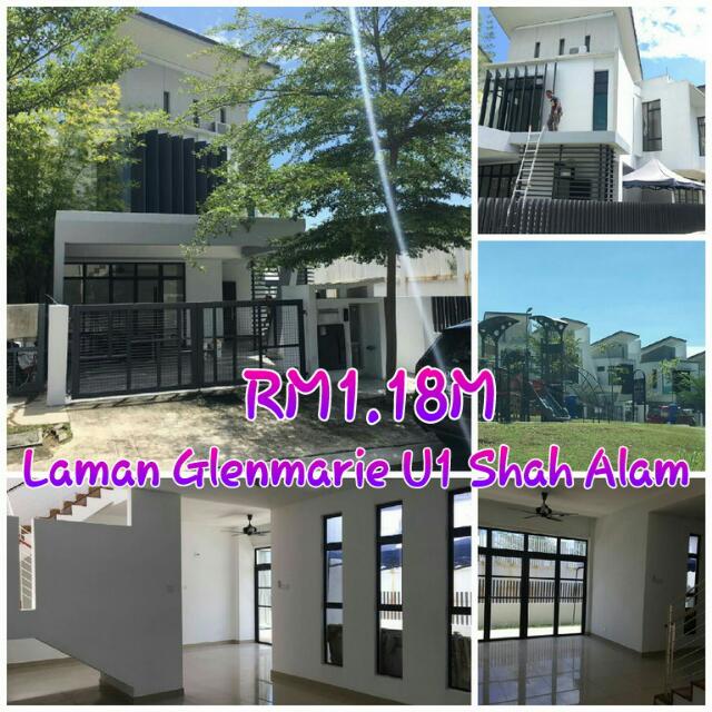 Laman Glenmarie U1 2sty Link Endlot Shah Alam Property For Sale