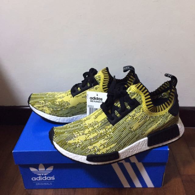 QYOP adidas nmd runner pk glitch gold camo, Men's Fashion, Sneakers on Carousell