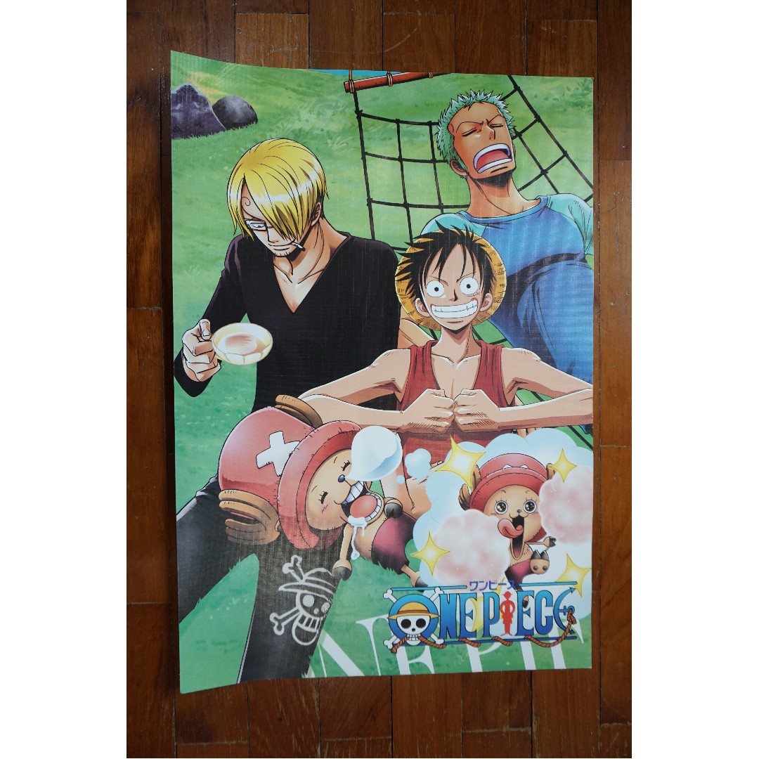 One Piece Poster Luffy Sanji And Zoro Design Craft Art