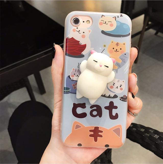 Po Silicone Squishy Cat Iphone Case Mobile Phones Tablets